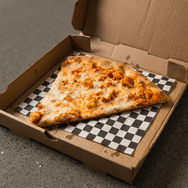 Buffalo Pizza Slice.